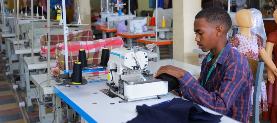 Young Student Learns Practical Vocational Skills